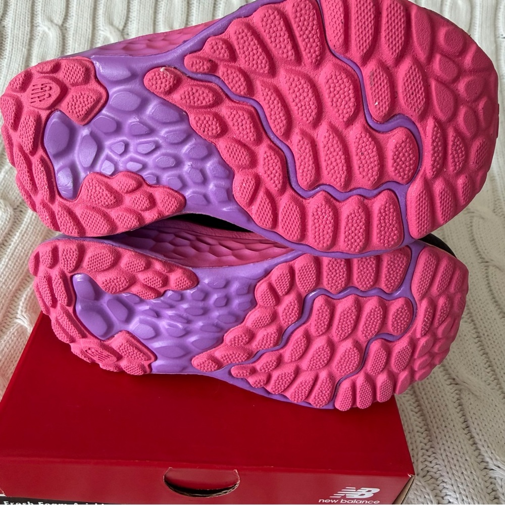 New Balance Fresh Foam Arishi Bungee Lace Baby Girls Sz 5 Ergonomic First Walker - Picture 6 of 8